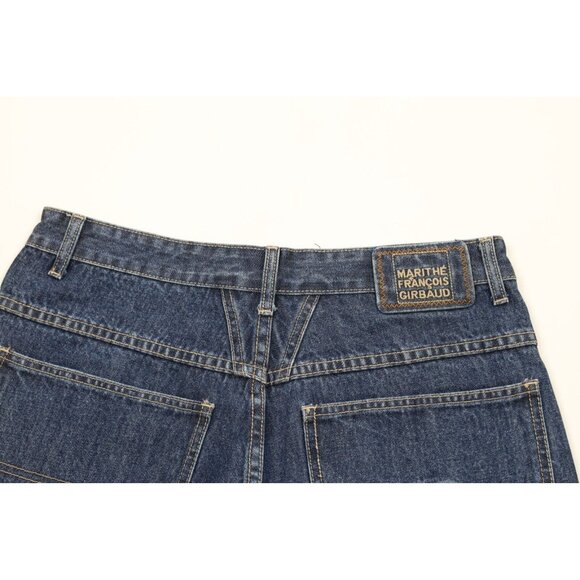 NOS Vtg 90s Marithe Francois Girbaud Mens 32 Loose Denim Jean Shorts Blue Cotton - Picture 8 of 11
